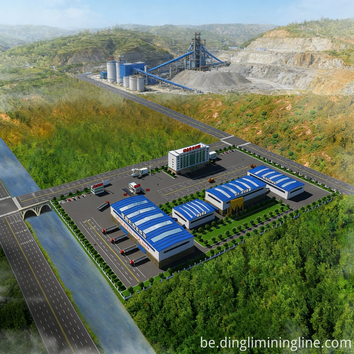 Лінія для мыцця і ачысткі каменных запаўняльнікаў Stone Aggregate Washing & Purifying Line